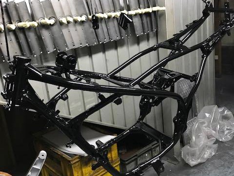 バイクフレーム・パーツ塗装とは